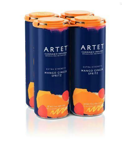 Artet - Mango Ginger Spritz - [12oz] - [4pk, 100mg]