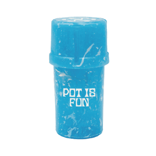 Studio AOK Pot is Fun Medtainer Grinder- Blue