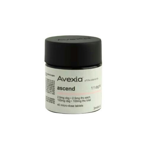 Avexia Ascend 1:1 CBG Tablets 100mg (40ct)