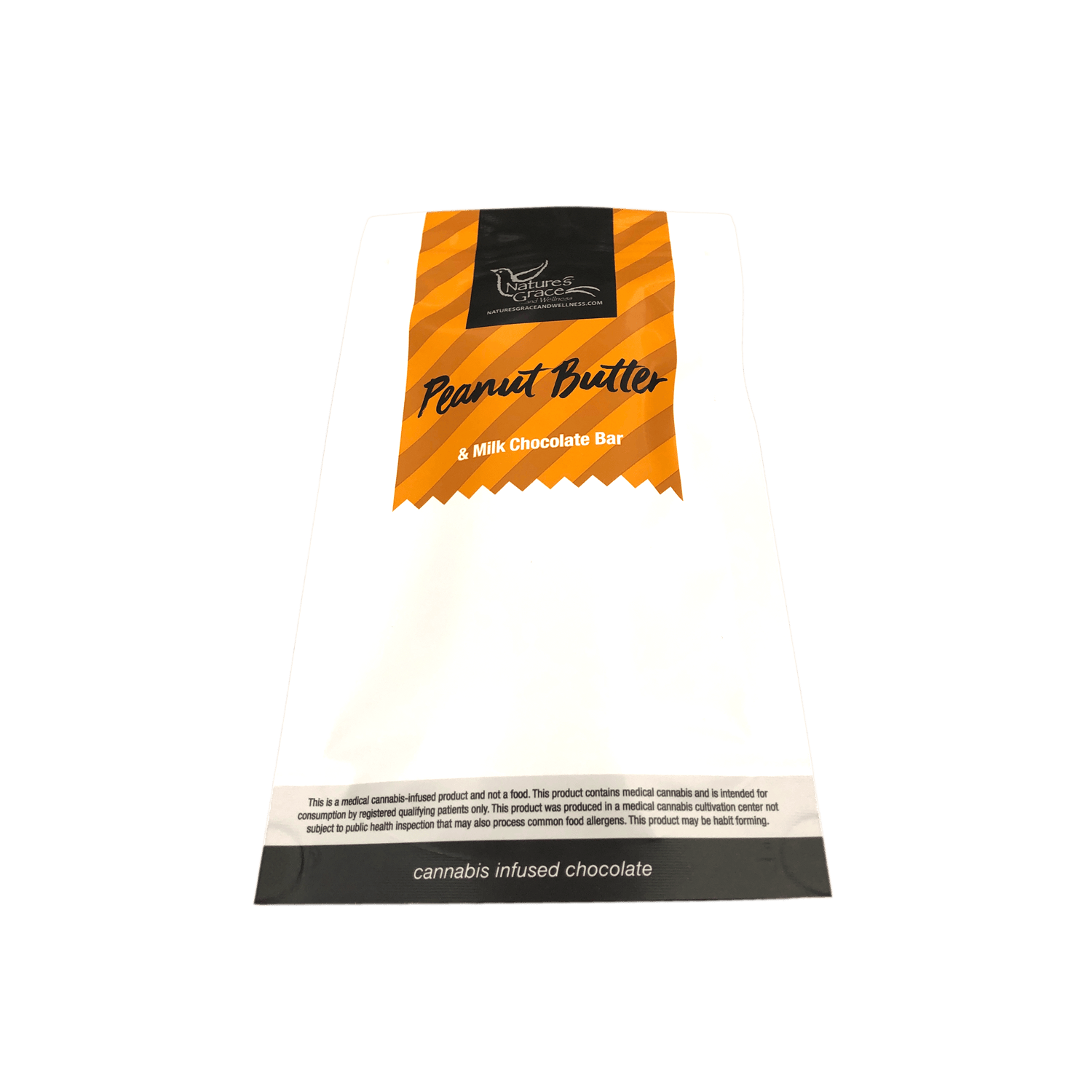 Nature's Grace Peanut Butter Indica Milk Chocolate 100mg (10ct)
