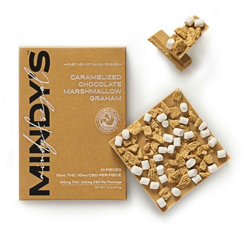 Mindy's 1:1 Caramelized Chocolate Marshmallow Graham Bar 100mg