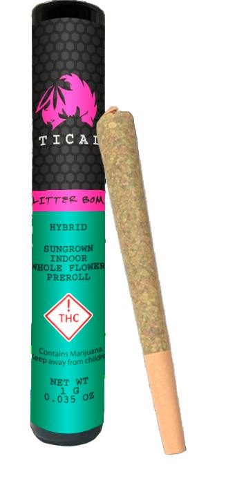 Tical Glitter Bomb Preroll 1 g