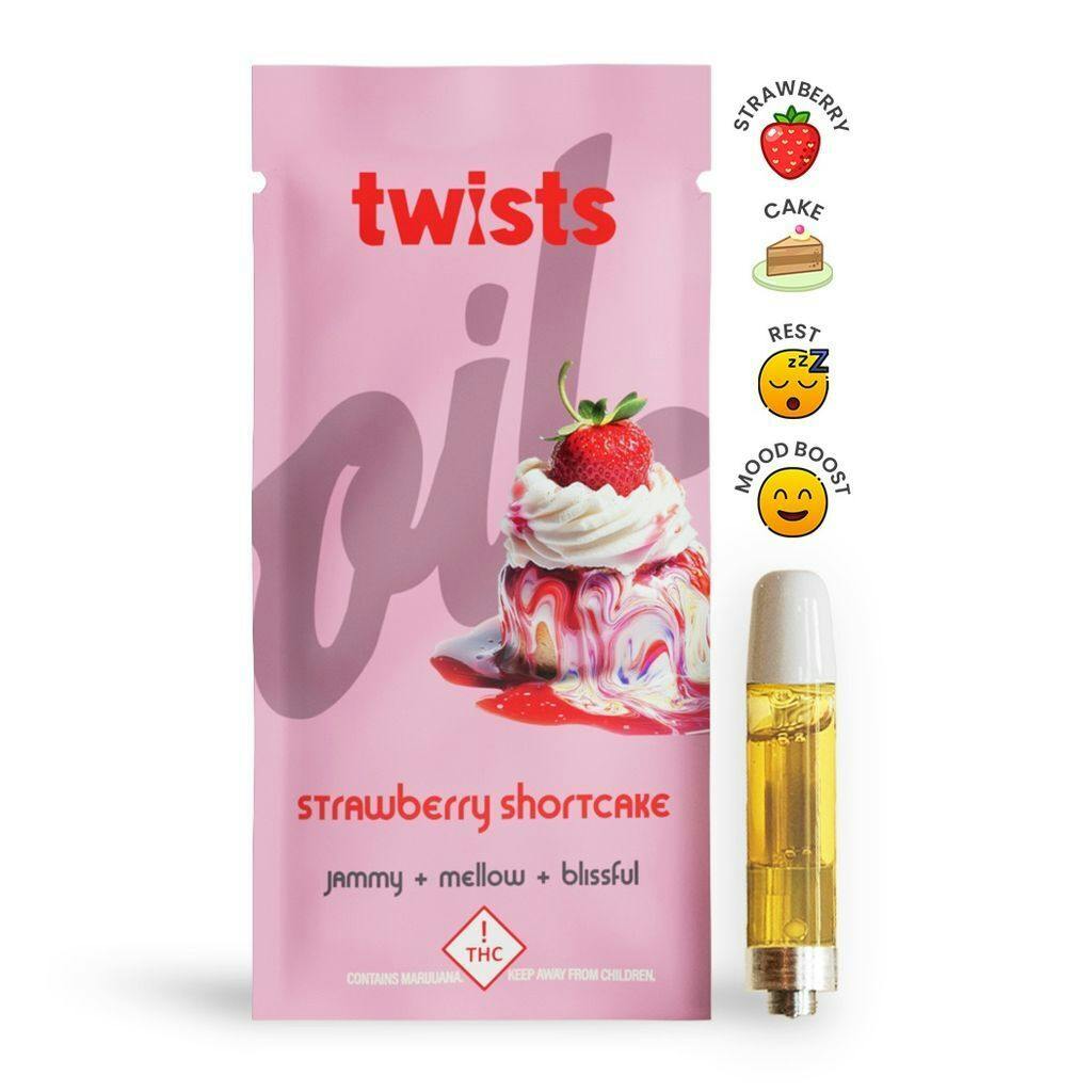 Oil Flavored Strawberry Shortcake Cartridge 1 g