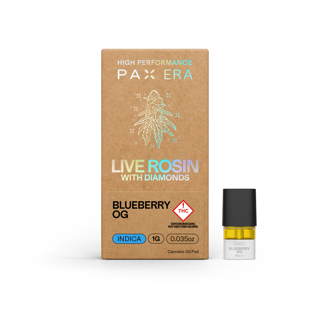PAX (CO) Live Rosin Blueberry OG Diamonds Pod 1 g