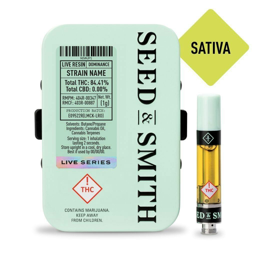 Seed & Smith Reckless Instinct Live Resin Cartridge 1 g