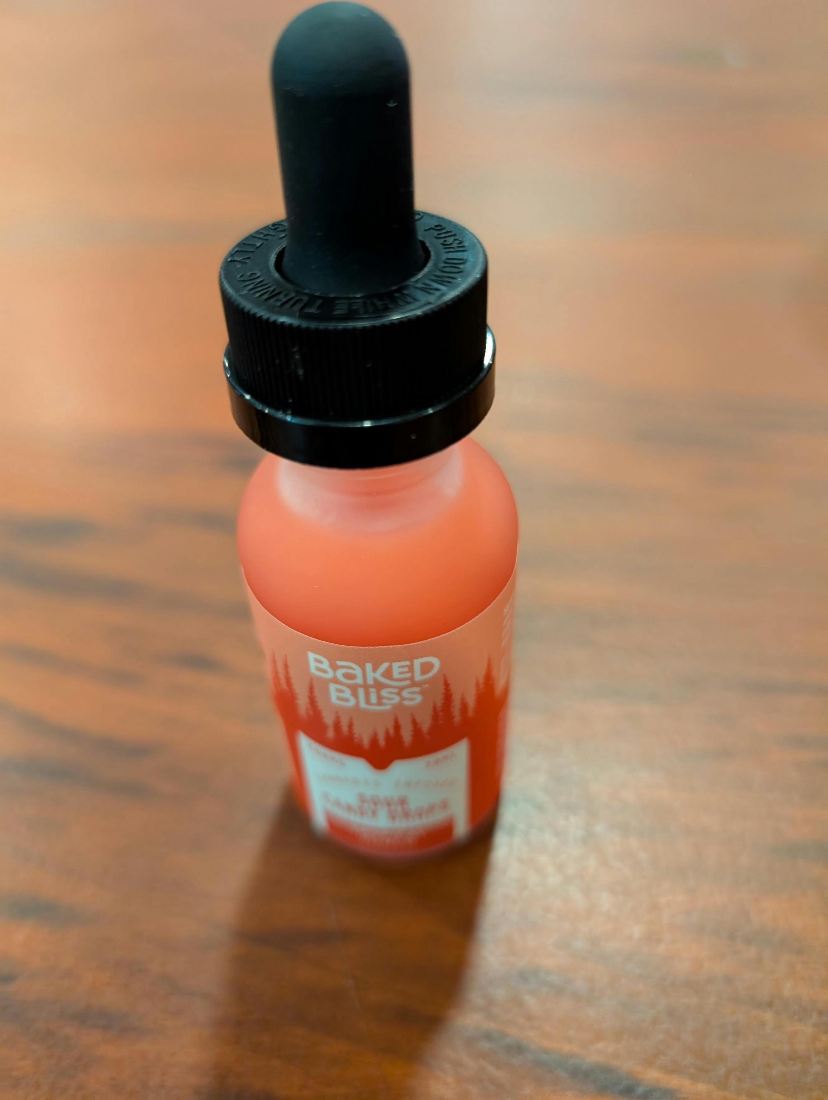 Baked Bliss 600mg Grape Sour Drops at Lakewood Cannabis