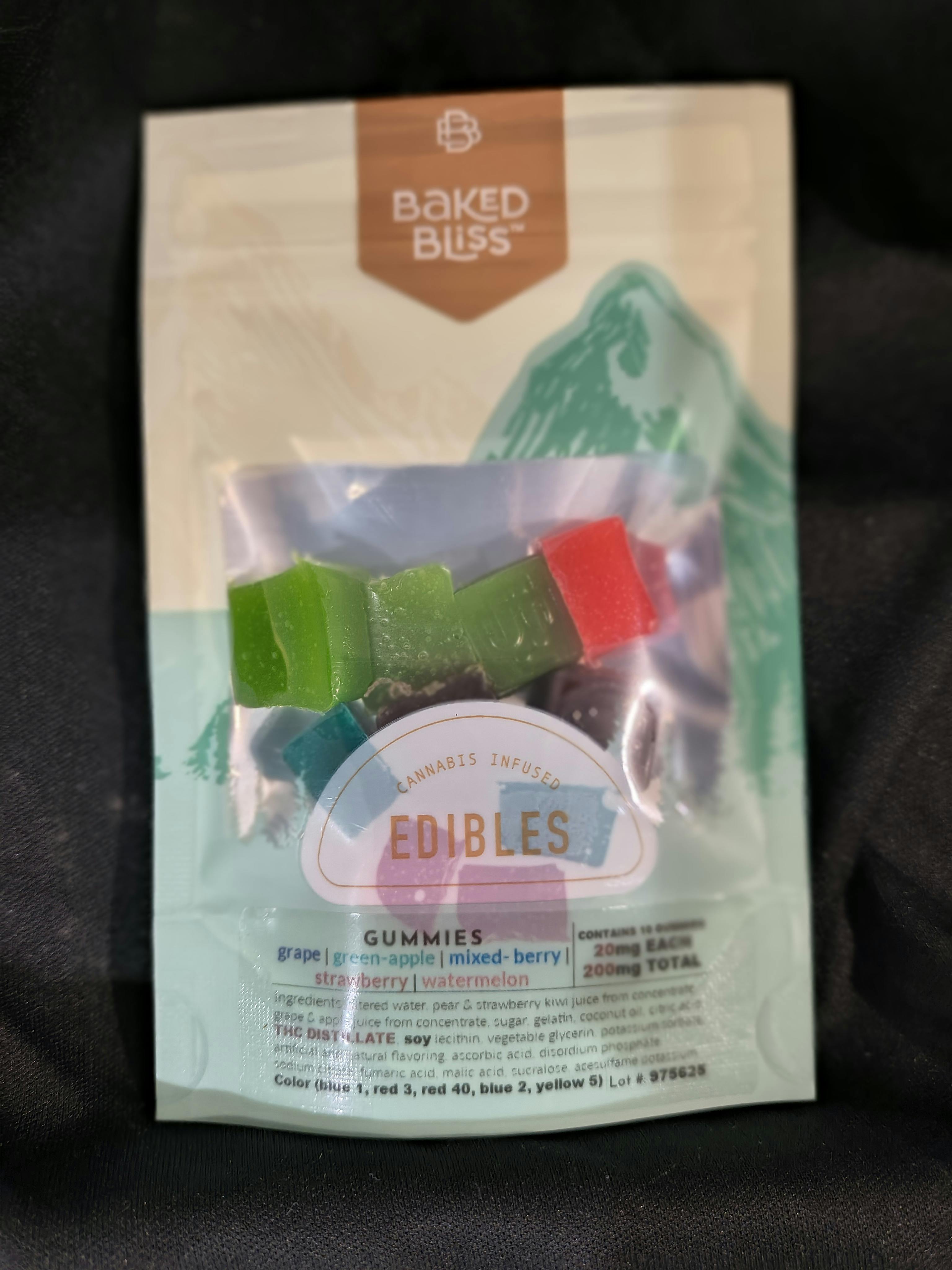200mg Baked Bliss Distillate Gummies