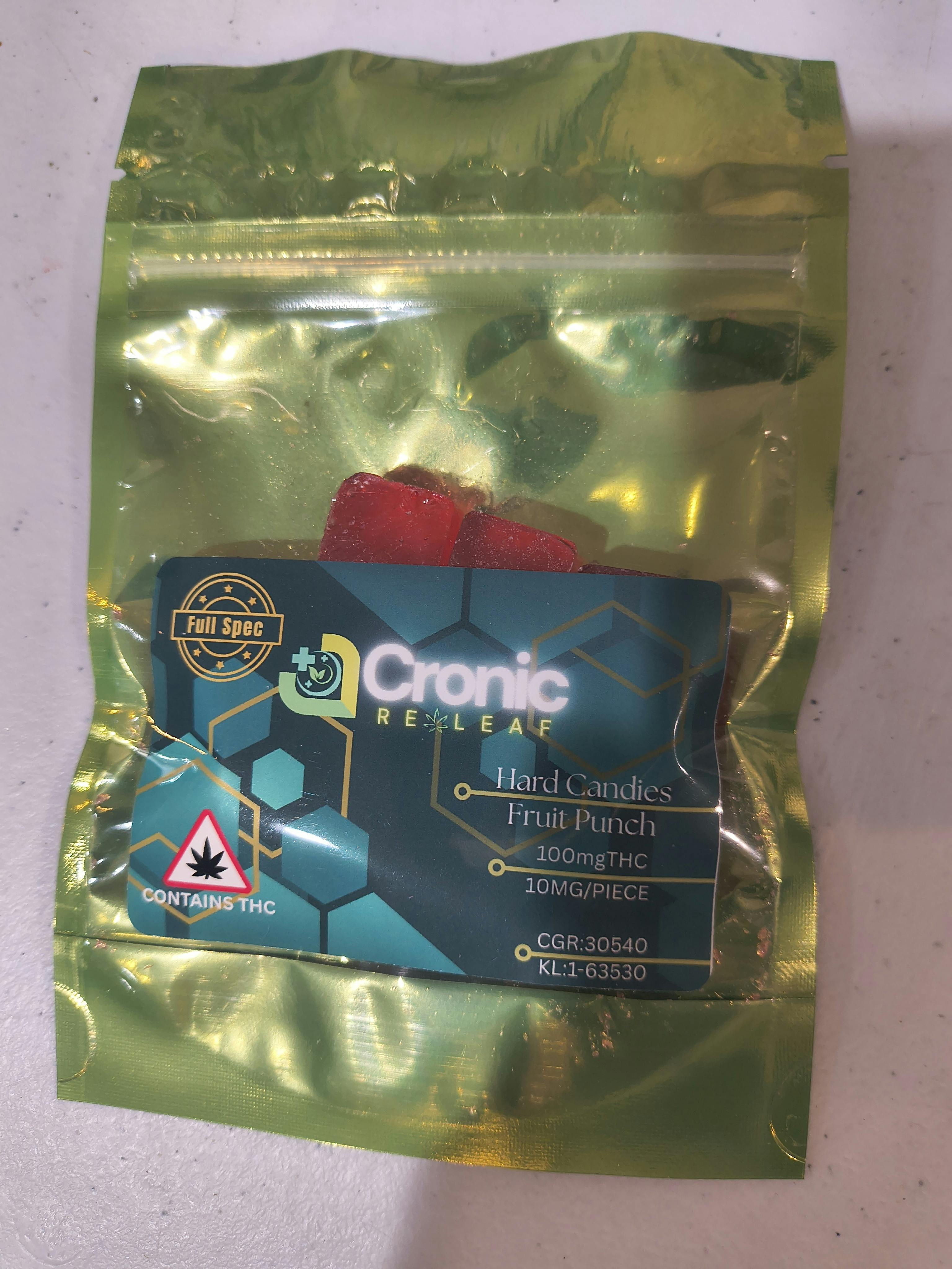 100mg Hard Candies- Fruit Punch