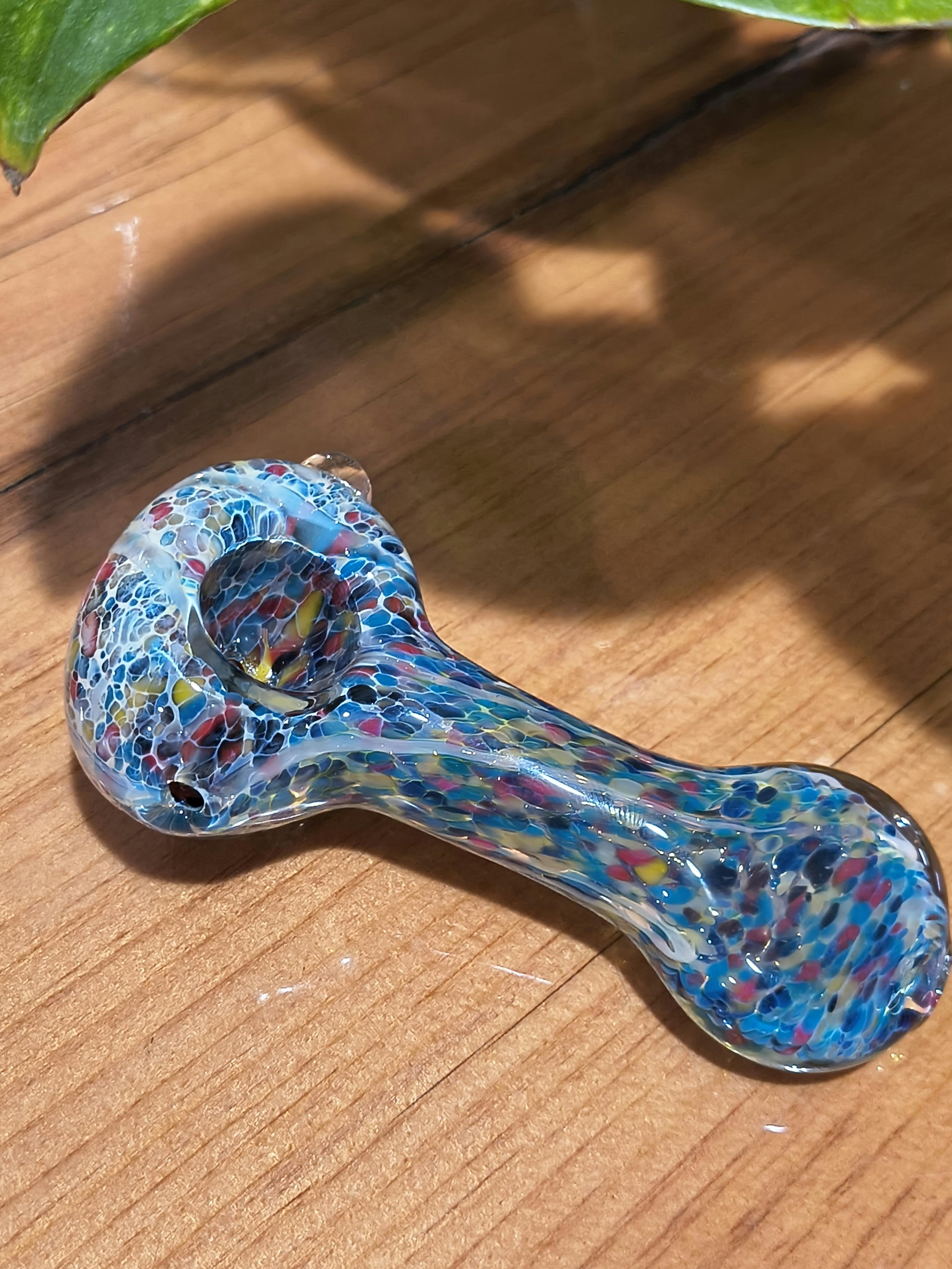 4.5" Double Glass Art Pipe