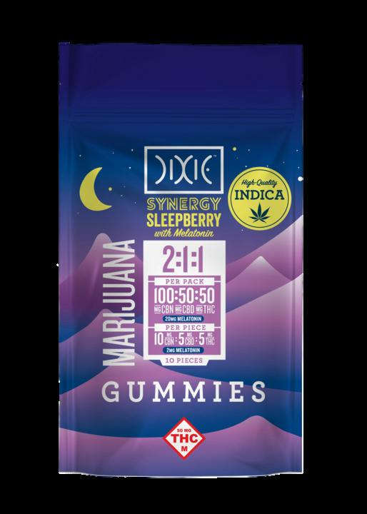 2:1:1 CBN/CBD/THC Synergy SleepBerry Gummies 10pk