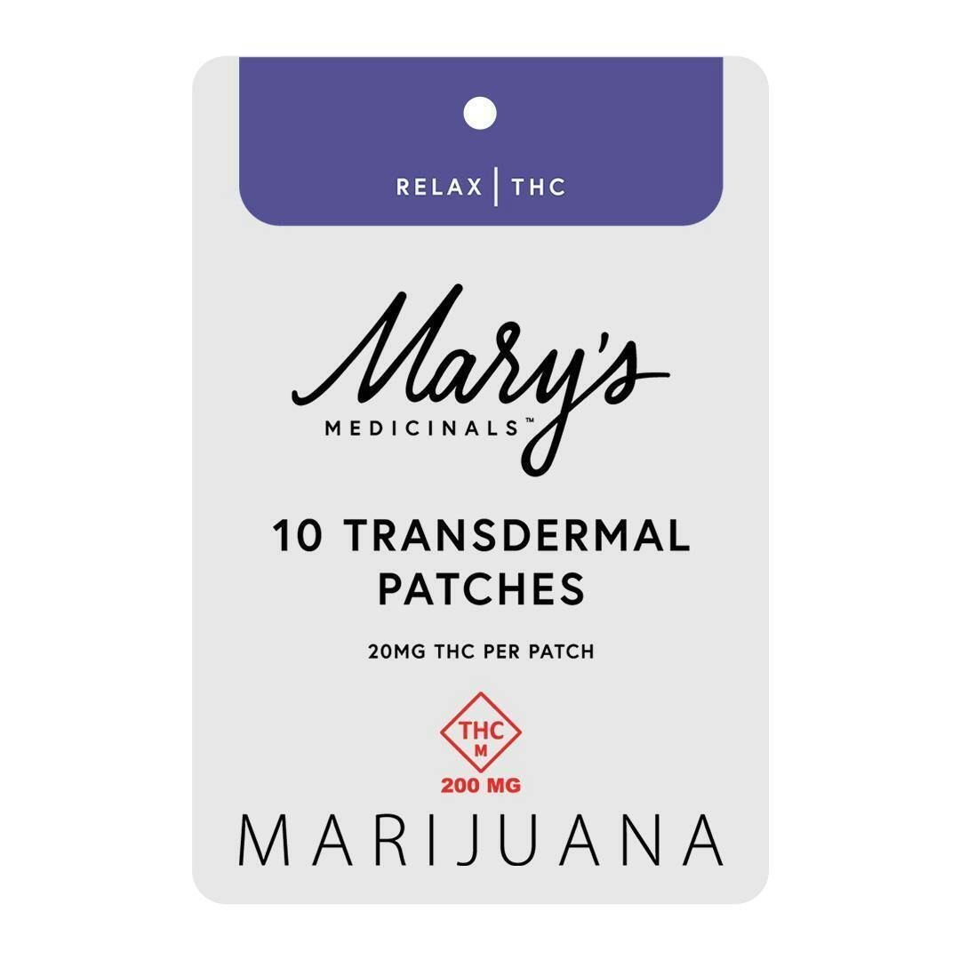 Relax Transdermal Patch 10pk