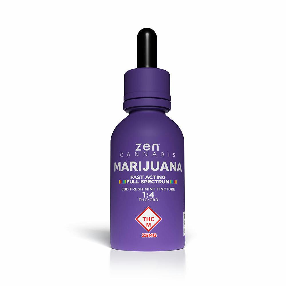 1:4 THC:CBD Fresh Mint Tincture