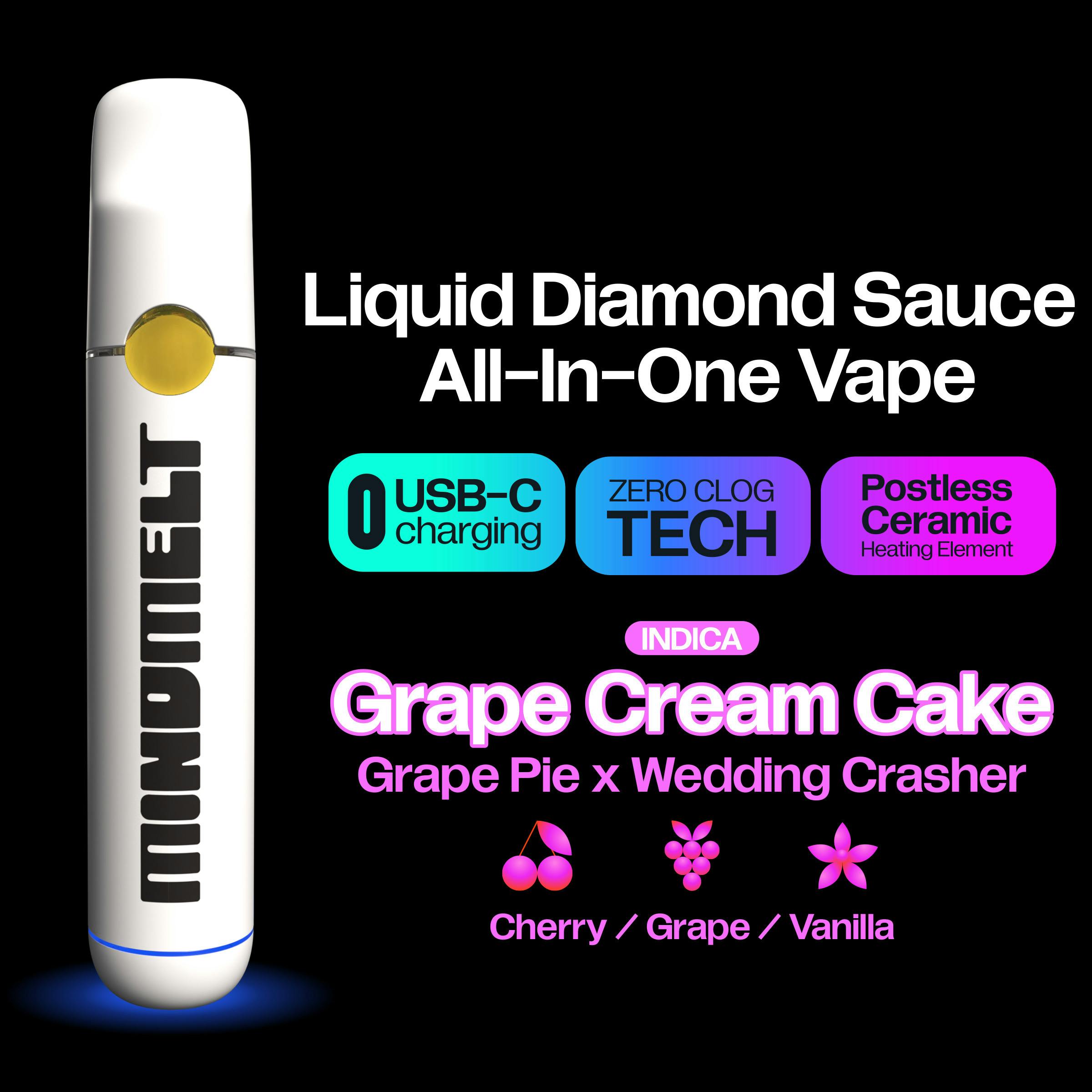 Grape Cream Cake | Live Resin Disposable