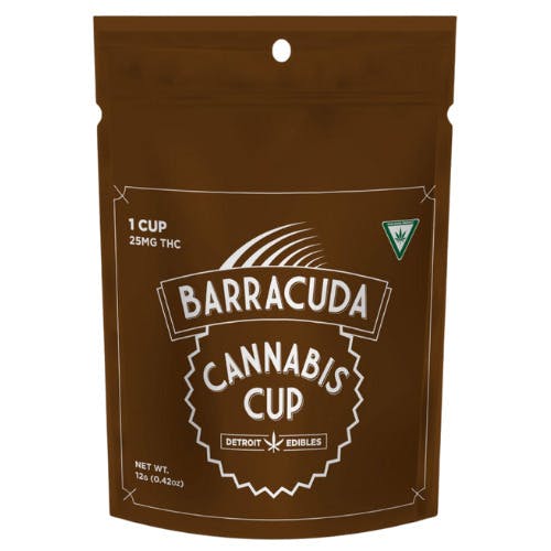 Detroit Edible Company Barracuda Milk Chocolate Peanut Butter Cup Single Serve 25mg at The Fire Station - Iron River