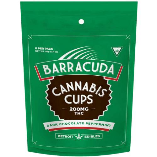 Detroit Edible Company Barracuda Dark Chocolate Peppermint Cups 200mg THC