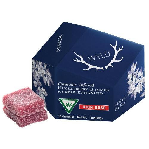 Wyld Huckleberry Hybrid Gummies 200mg THC