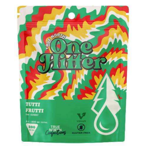 True North Collective Tutti Frutti Vegan One Hitter Gummy 200mg THC