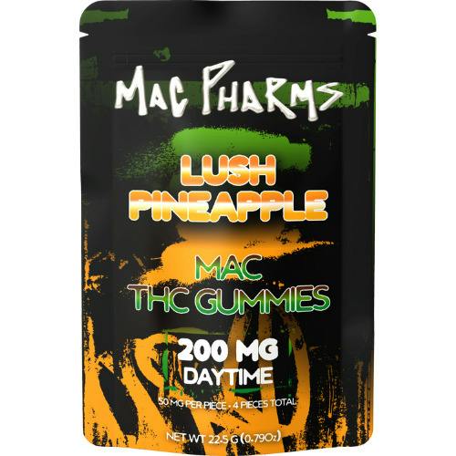 Mac Pharms Lush Pineapple Gummies 4 Pieces 200mg THC at The Fire Station - Ishpeming
