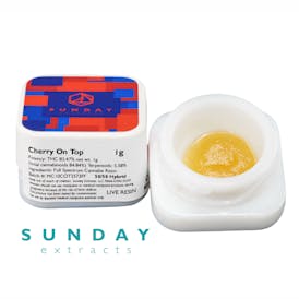 Sunday Extracts - Live Resin 1g - Cherry on Top