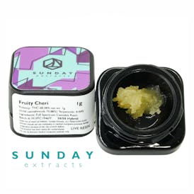 Sunday Extracts - Live Resin 1g - Fruity Cheri