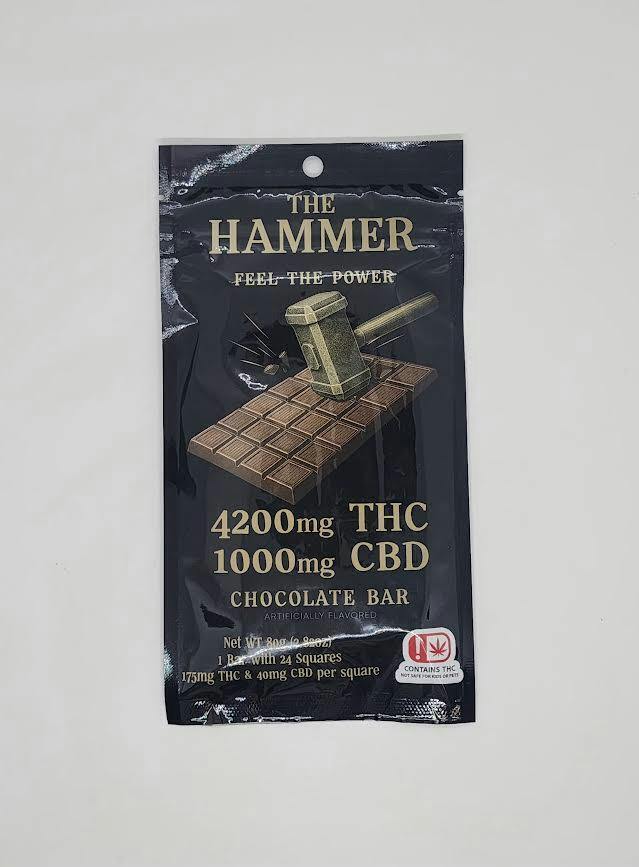 The Hammer Chocolate Bar - 5200mg