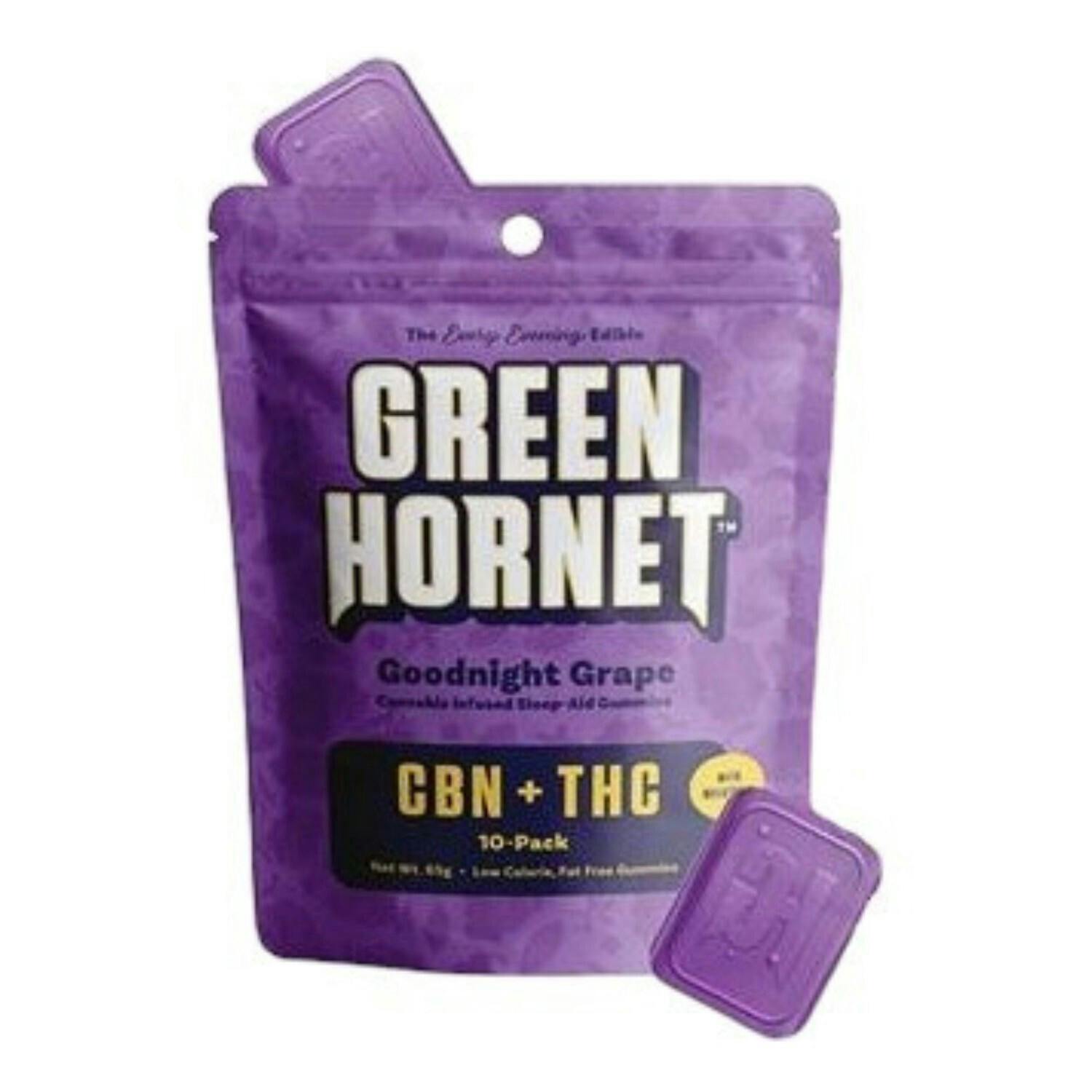 Green Hornet 100mg - CBN THC - Goodnight Grape