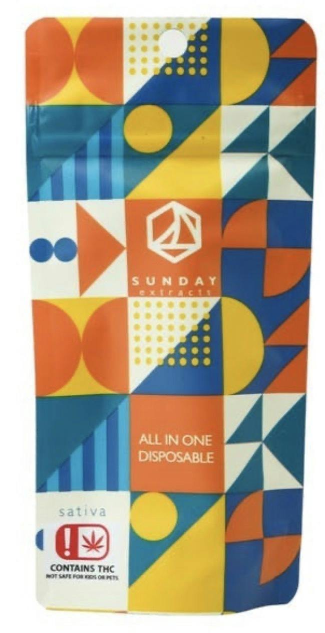 Sunday Live Resin Disp 2g - Sour Diesel