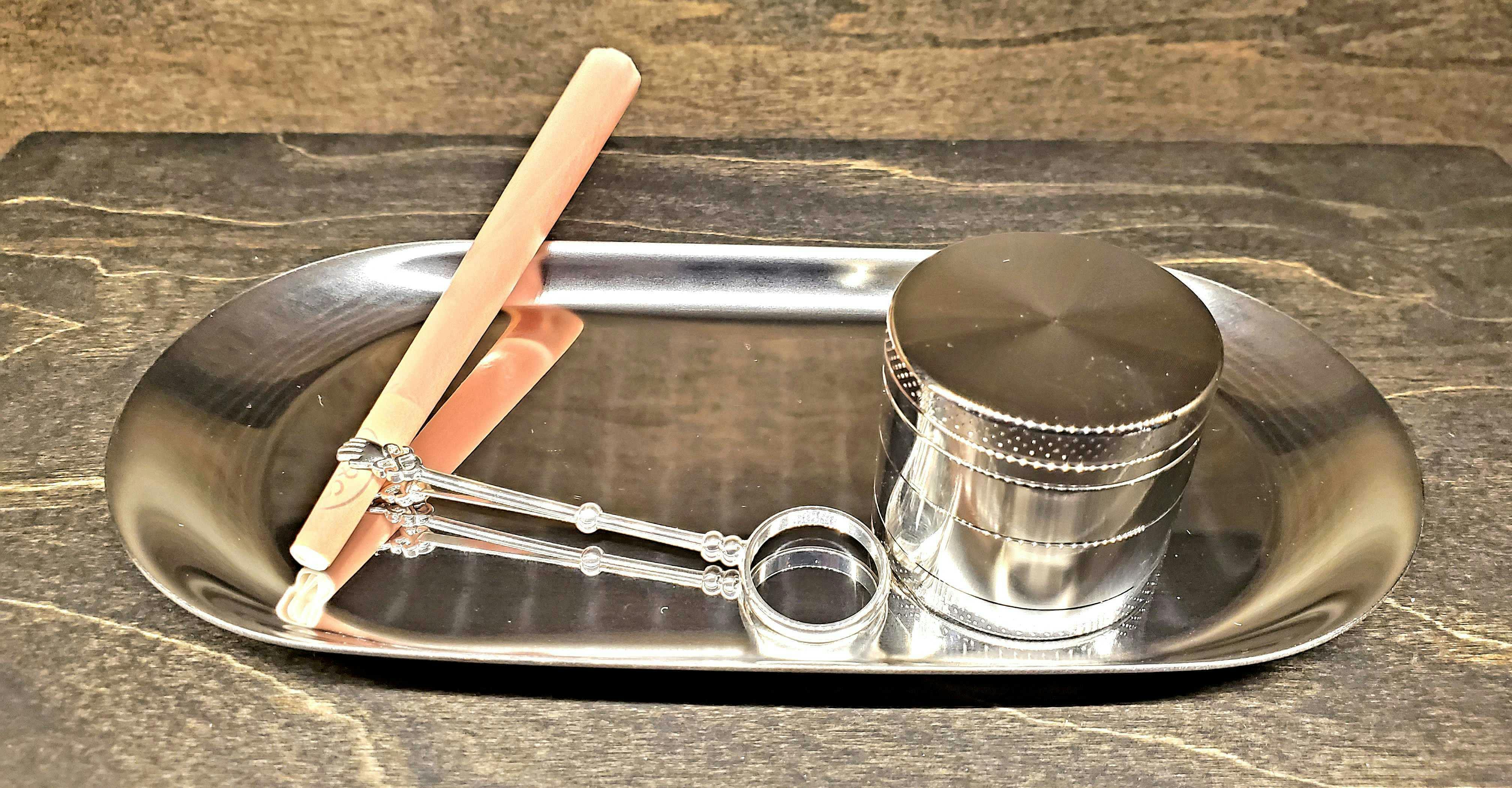 Mini Grinder Kit w/Key Ring Holder - Chrome