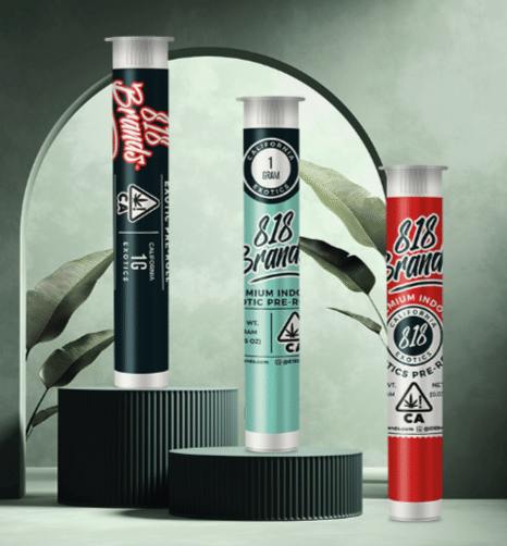 818 BRANDS - GASFACE OG 1G PRE ROLL - GASFACE OG 1G PRE ROLL