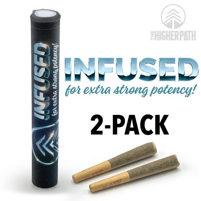 THE HIGHER PATH - ICE CREAM CAKE INFUSED 2PK PRE ROLLS - ICE CREAM CAKE INFUSED 2PK PRE ROLLS