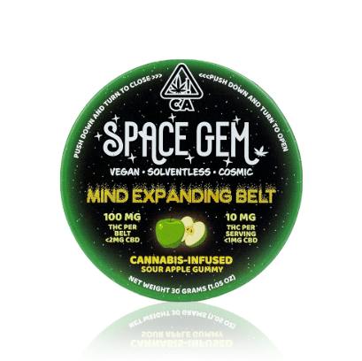 SPACE GEM - SOUR APPLE SOLVENTLESS GUMMY BELT - SOUR APPLE SOLVENTLESS GUMMY BELT