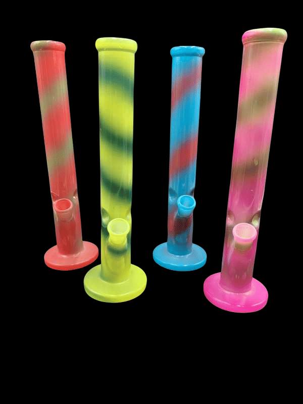 THE HIGHER PATH - STRIPED COLORFUL TALL BONG - STRIPED COLORFUL TALL BONG