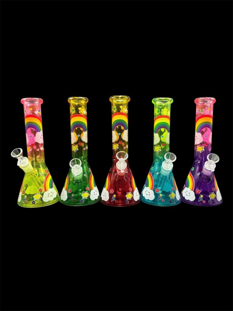 THE HIGHER PATH - RAINBOW BEAKER BONG - RAINBOW BEAKER BONG