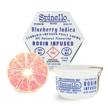SPINELLO - BLUEBERRY LIVE ROSIN GUMMIES - BLUEBERRY LIVE ROSIN GUMMIES