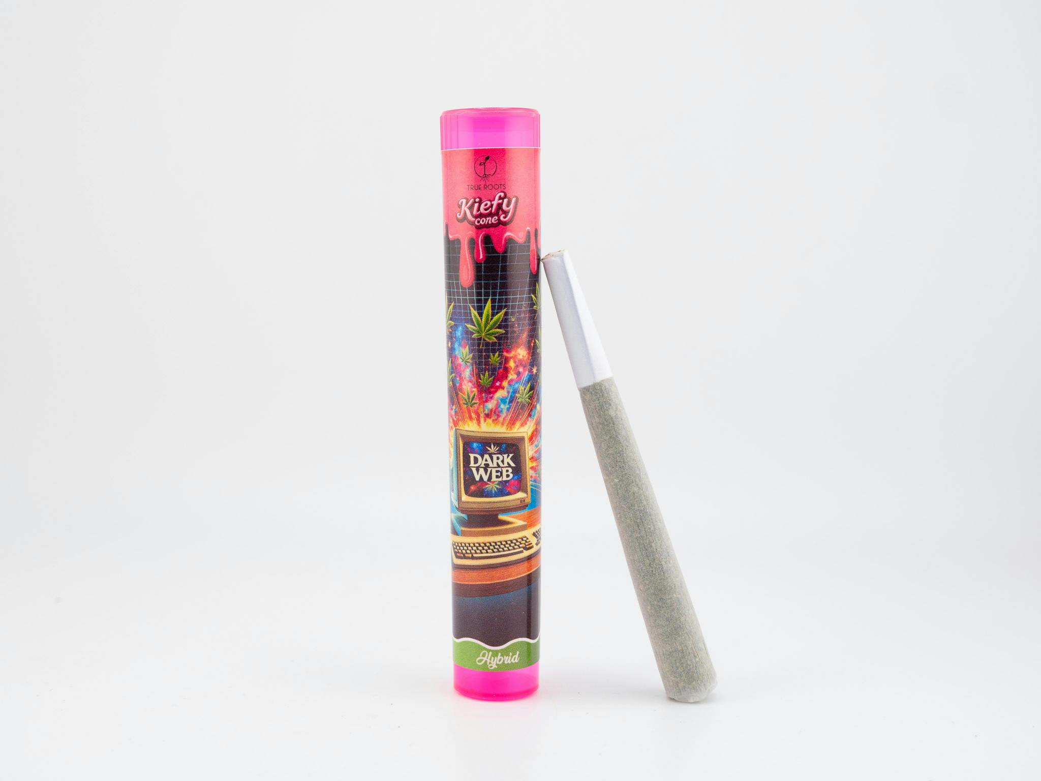 True Roots Kiefy Cone Dark Web (H) 1g Infused Preroll
