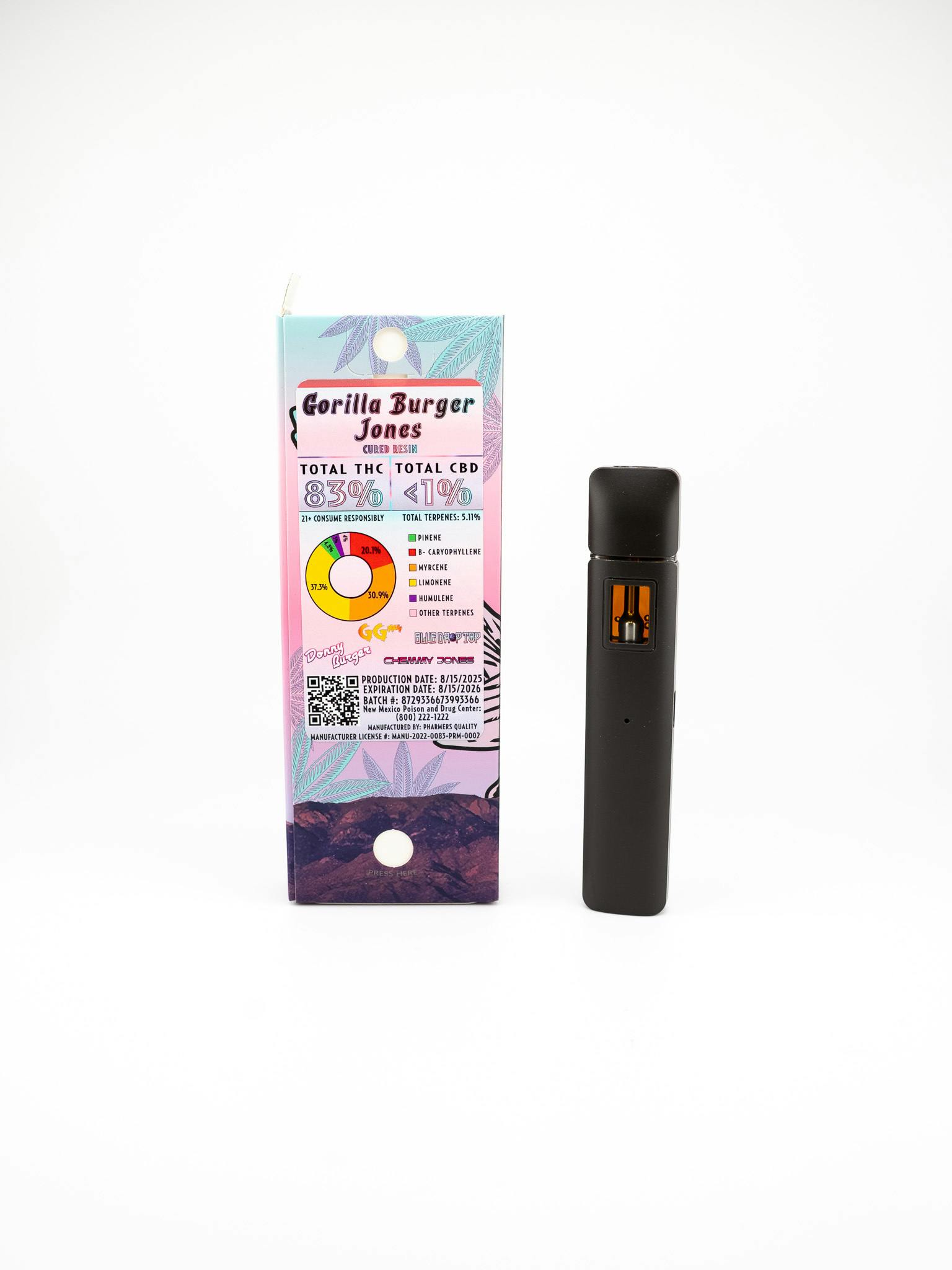EB Gorilla Burger Jones (H) 2g Cured Sauce AIO