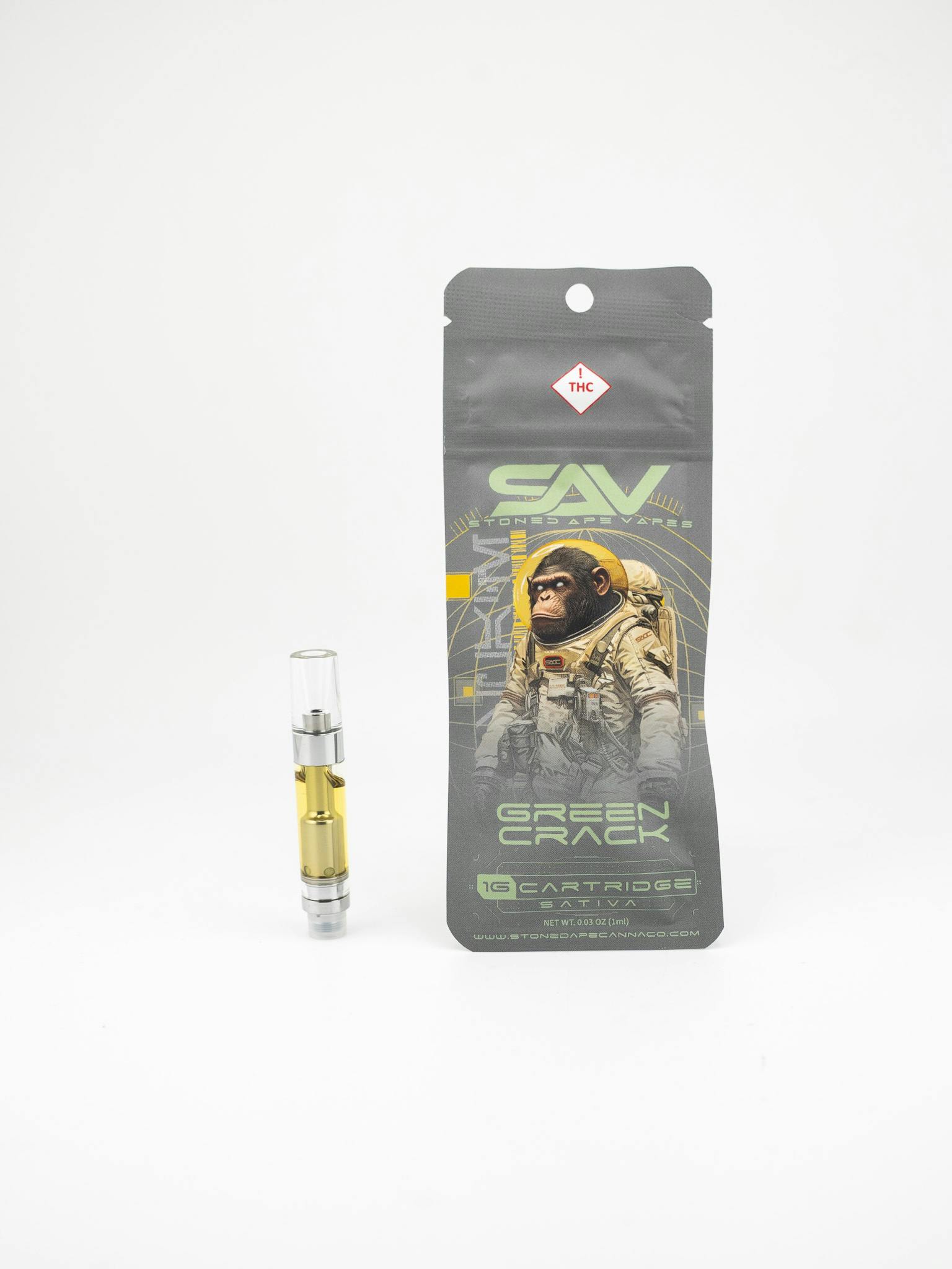 SACC Green Crack (S) 1g Cart