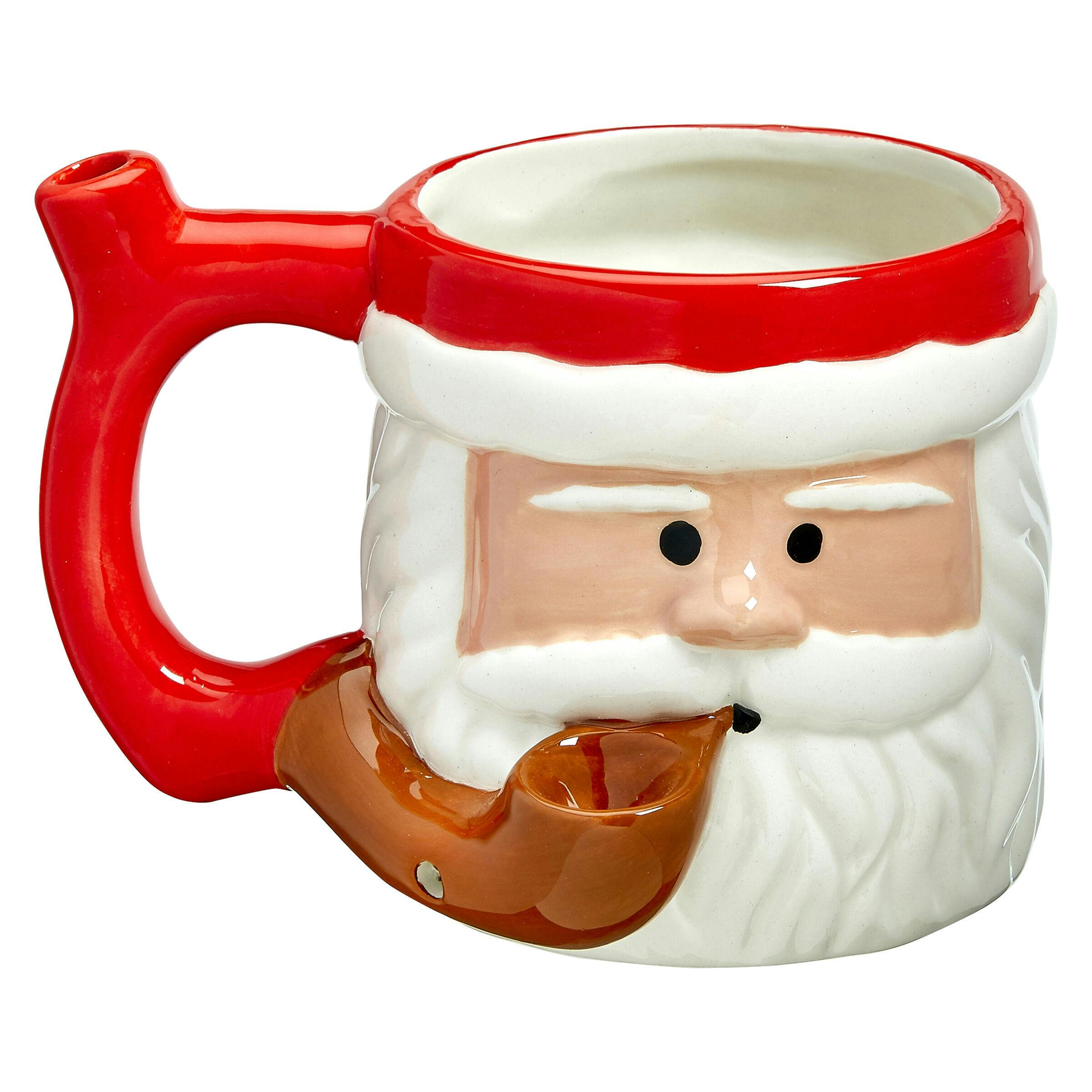 Premium Roast & Toast - Santa Claus Ceramic Mug with Pipe - OS