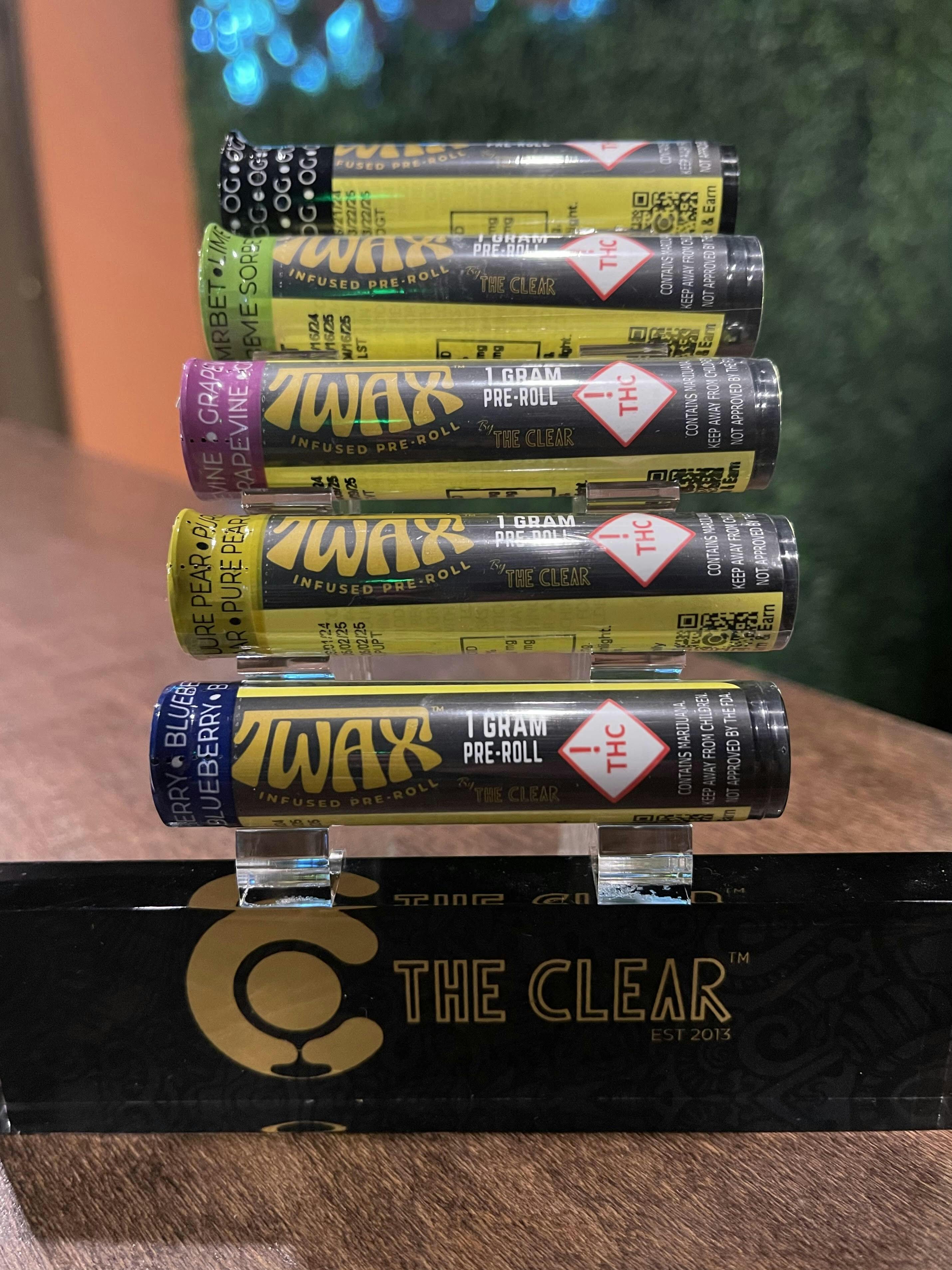 The Clear - Twax Infused Joints - 1g - Blueberry