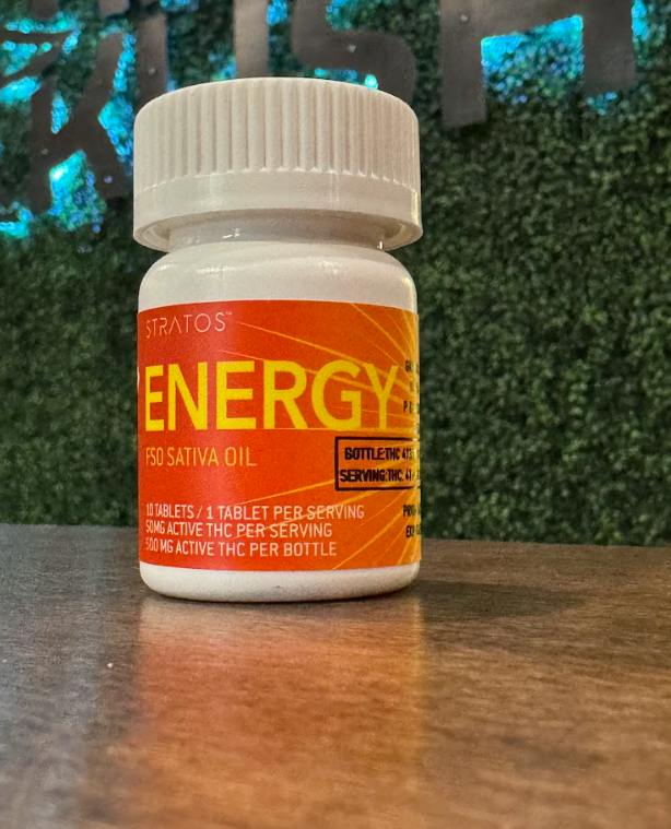 Stratos - Edibles - Energy Tablets 500mg