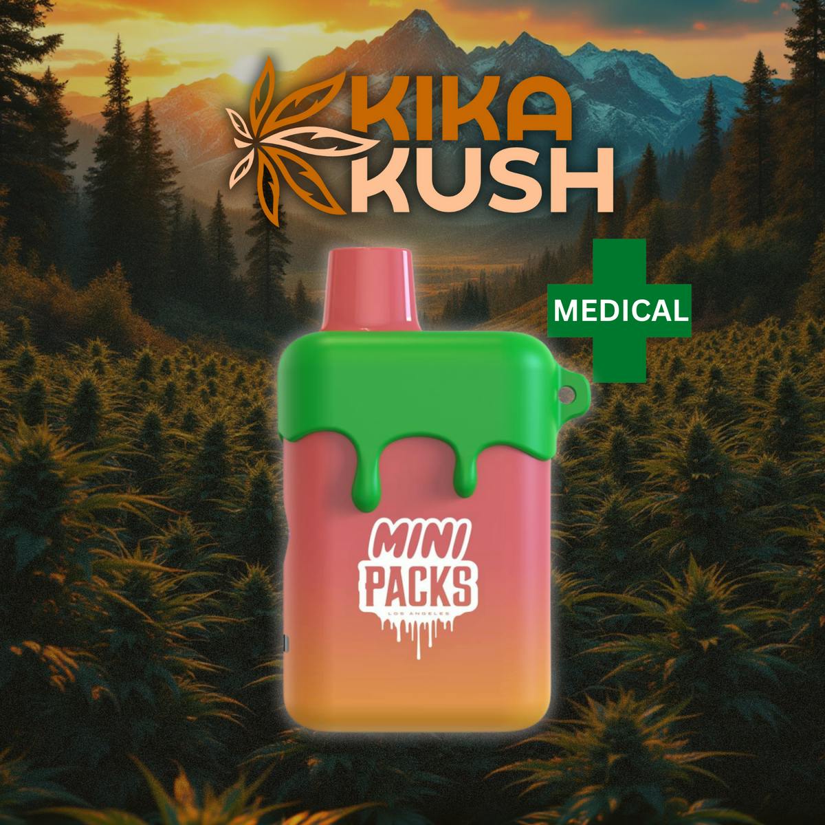Mini Packs Pods - Disposable - 1000mg - Guava Bubblegum (H)