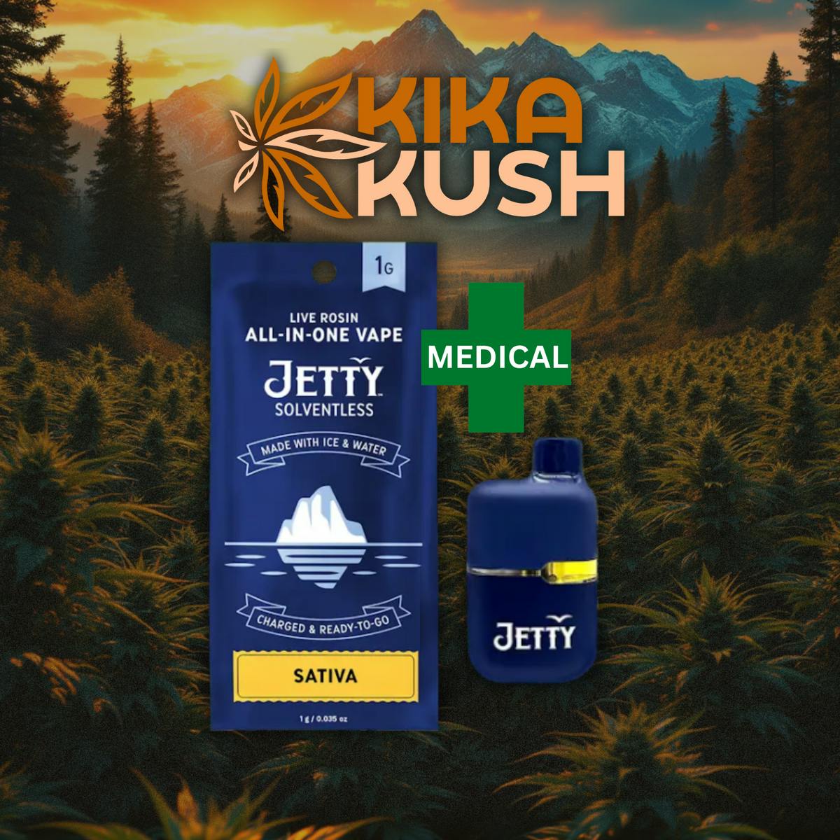 Jetty Extracts - Rosin Disposable - 1g - Fruit of the Moon (I)