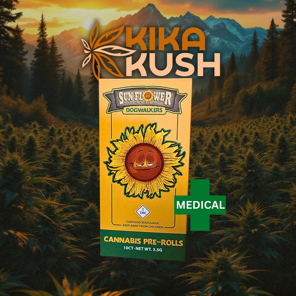 Sunflower - Dogwalkers - Purple Goat - 3.5g
