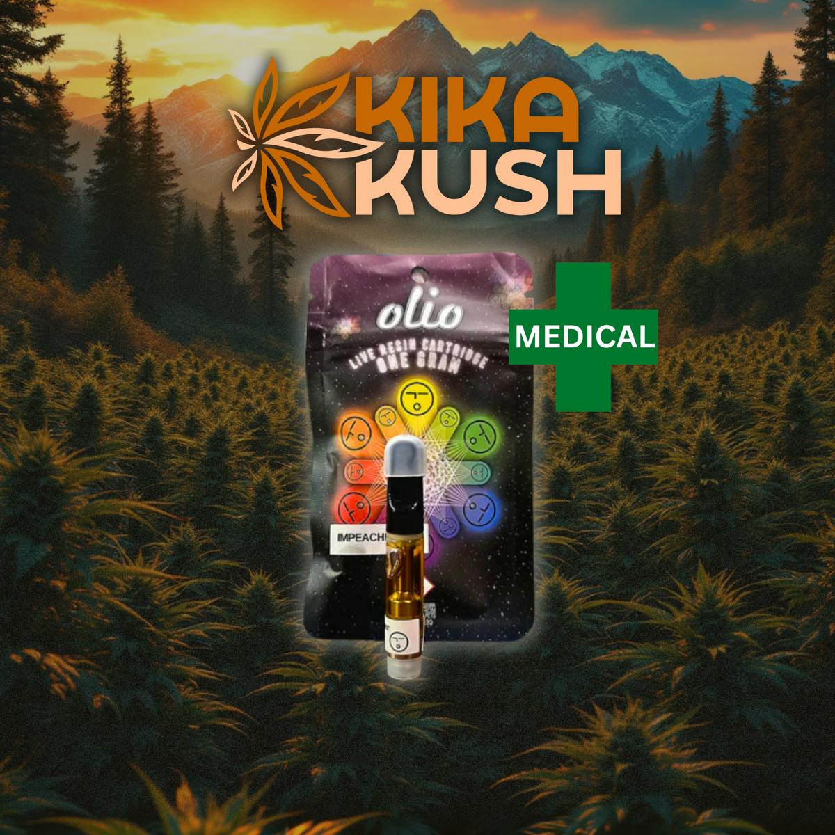 Olio - Live Resin Cartridge - 1g - Rainbow Buffet
