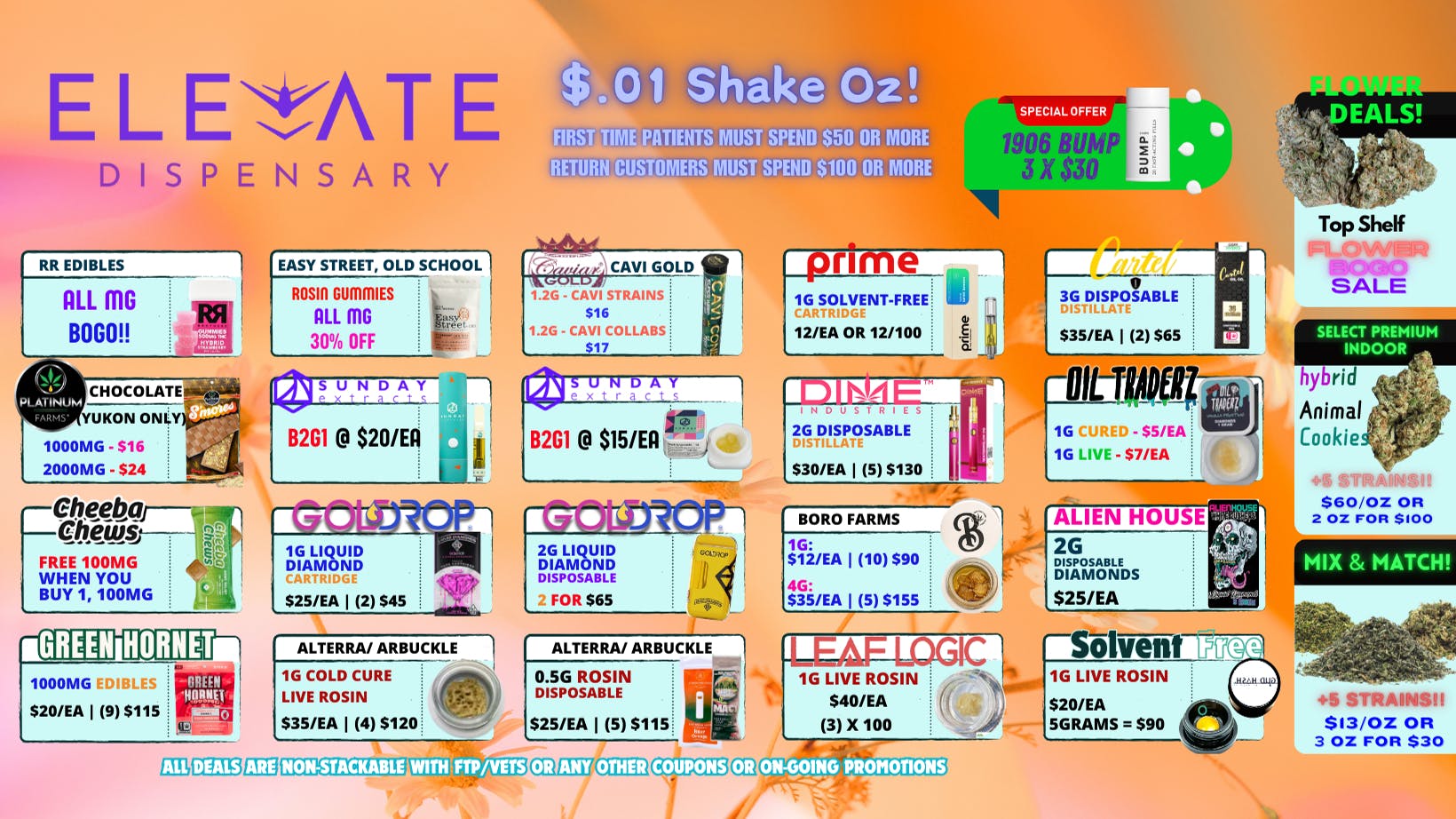 Indoor 🔥 2oz for 100 OTD! at Elevate Dispensary Smoke Shop Bethany