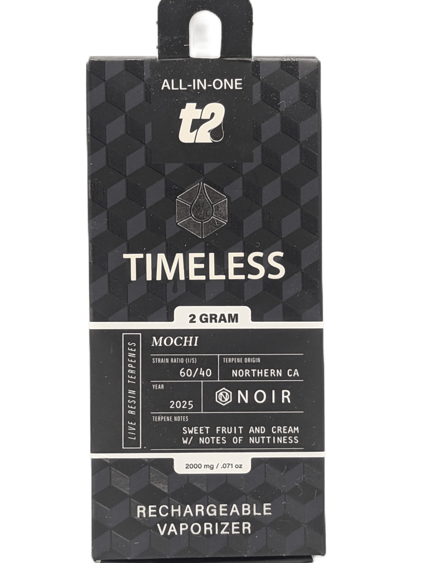 Timeless Noir 2g AIO — Critical Kush