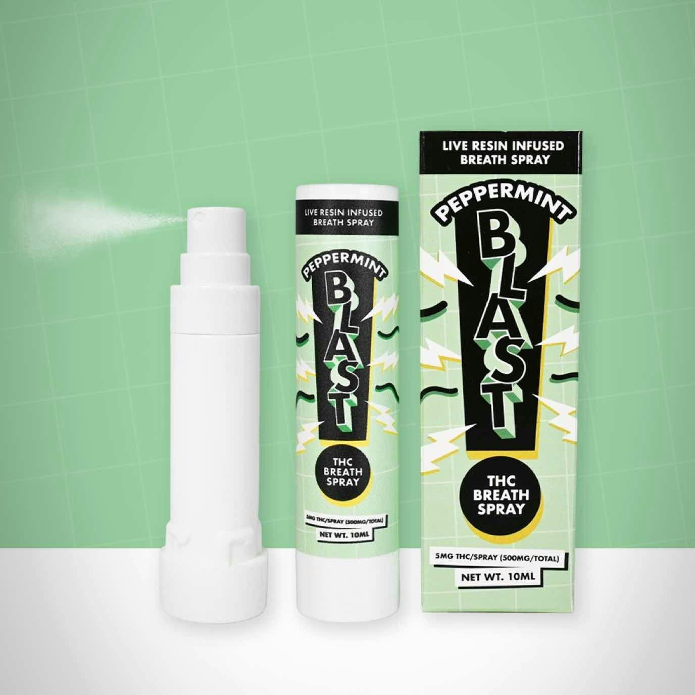 Peppermint Blast Resin Breath Spray
