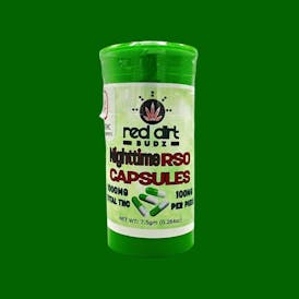 Nighttime Red Dirt RSO Capsules 1000mg