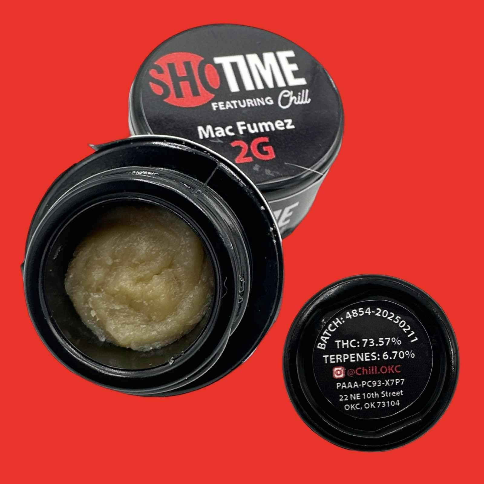 Mac Fumez ShoTime Live Rosin 2g