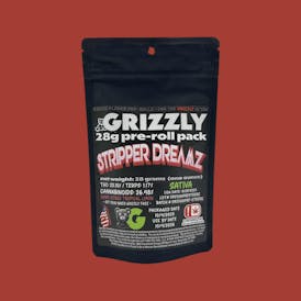 Stripper Dreamz Grizzly Ounce Pre Rolls 28g